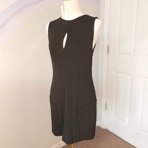 Ladakh | Medium | Black Keyhole Bodycon Sleeveless Dress